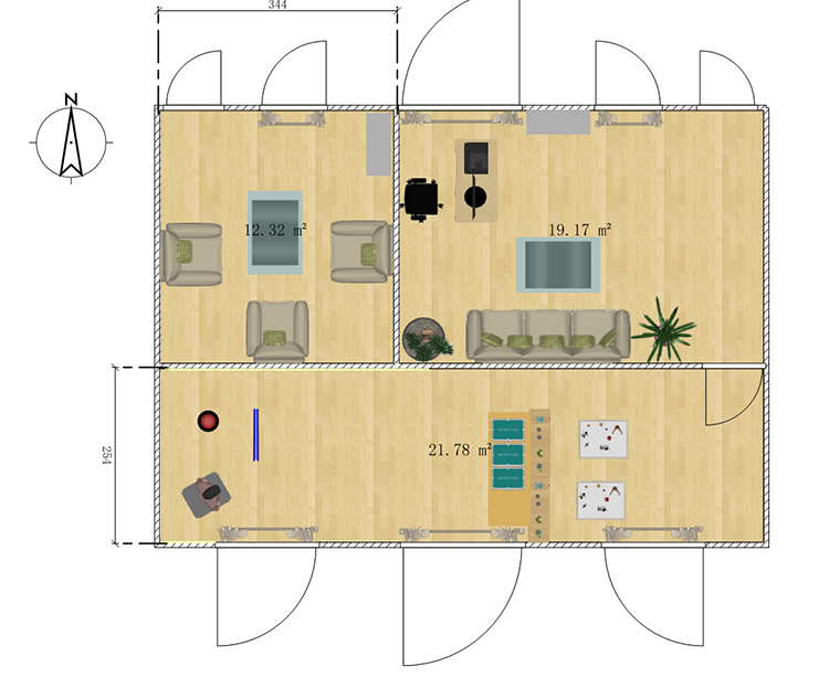 心理咨詢室的設(shè)計圖片2