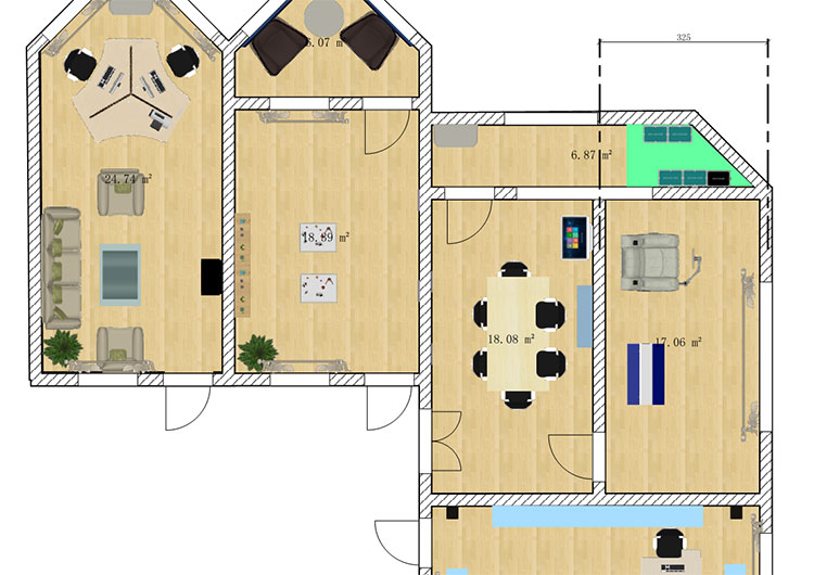 心理咨詢室的設(shè)計圖片1